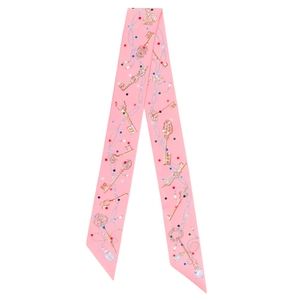 BNIB Hermes Les Cles Baby Pink Twilly